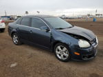 2009 Volkswagen Jetta Se Blue vin: 3VWRM71KX9M149270