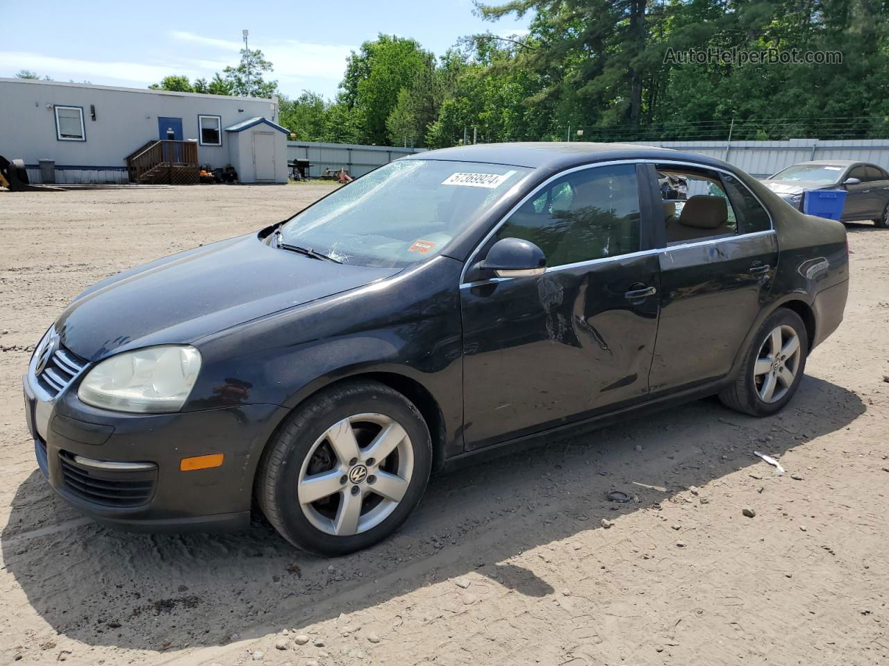 2009 Volkswagen Jetta Se Black vin: 3VWRZ71K09M016843