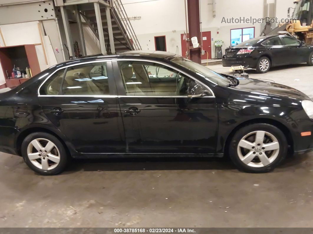 2009 Volkswagen Jetta Se Black vin: 3VWRZ71K09M140692