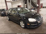 2009 Volkswagen Jetta Se Black vin: 3VWRZ71K09M140692