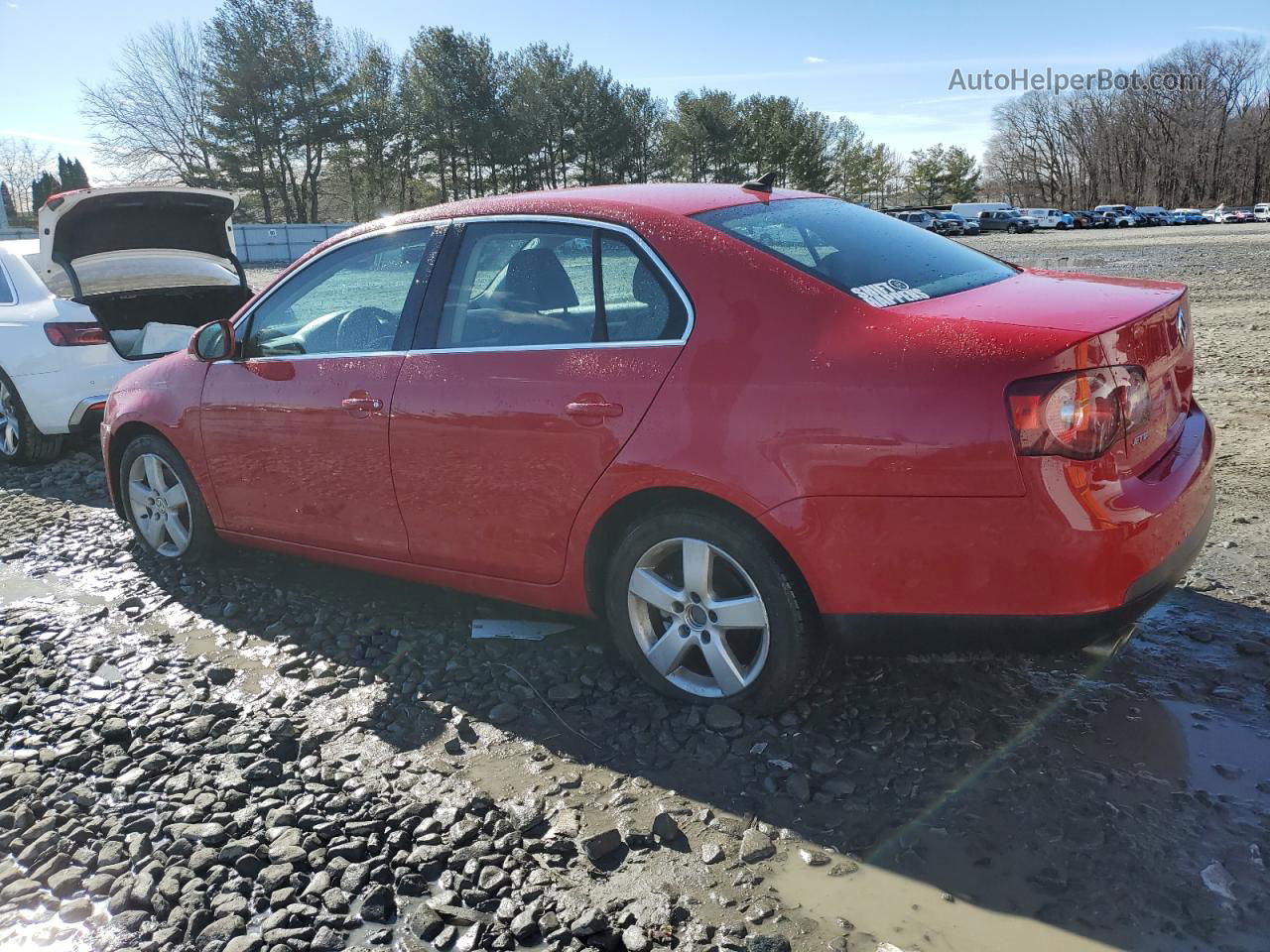 2009 Volkswagen Jetta Se Red vin: 3VWRZ71K29M180014