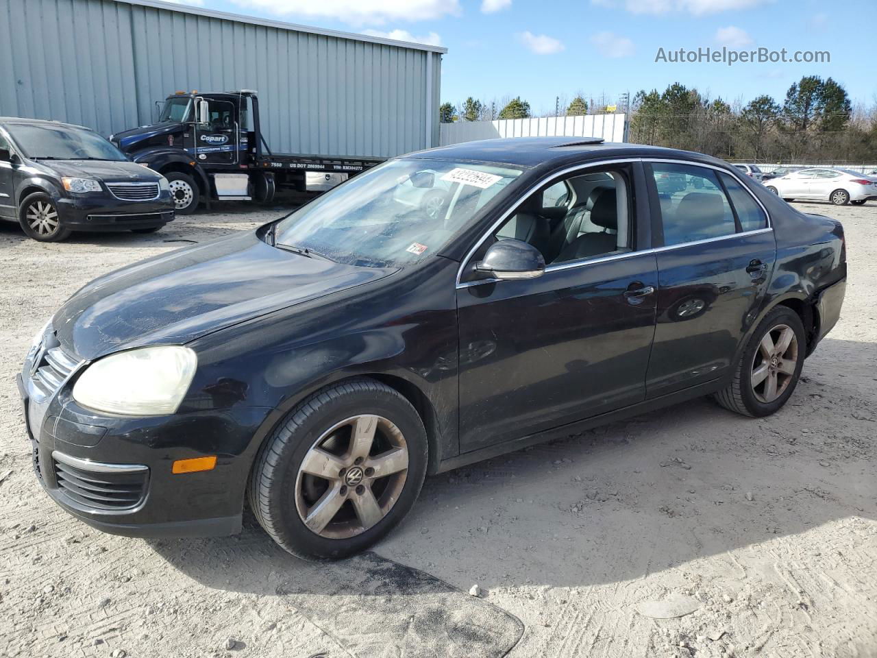 2009 Volkswagen Jetta Se Black vin: 3VWRZ71K39M020434