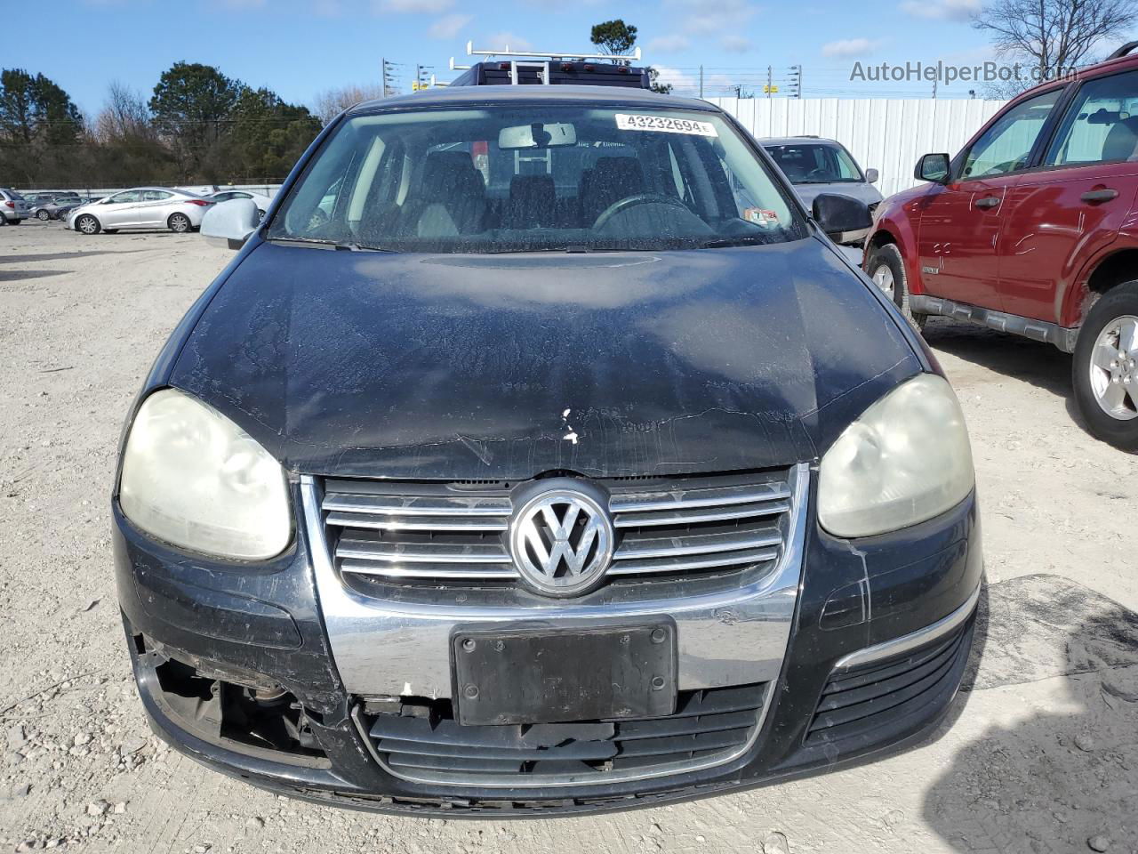 2009 Volkswagen Jetta Se Black vin: 3VWRZ71K39M020434