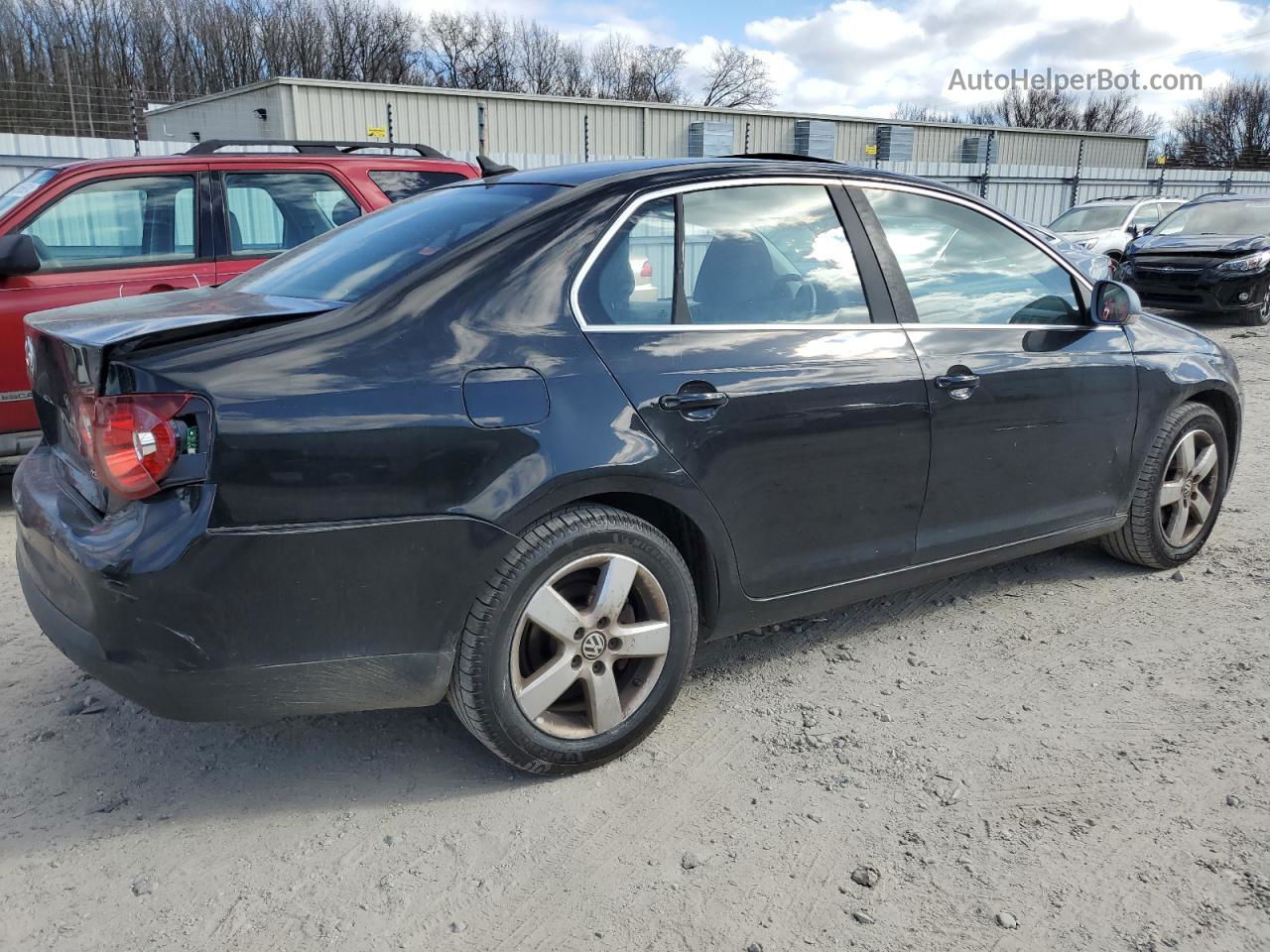 2009 Volkswagen Jetta Se Black vin: 3VWRZ71K39M020434