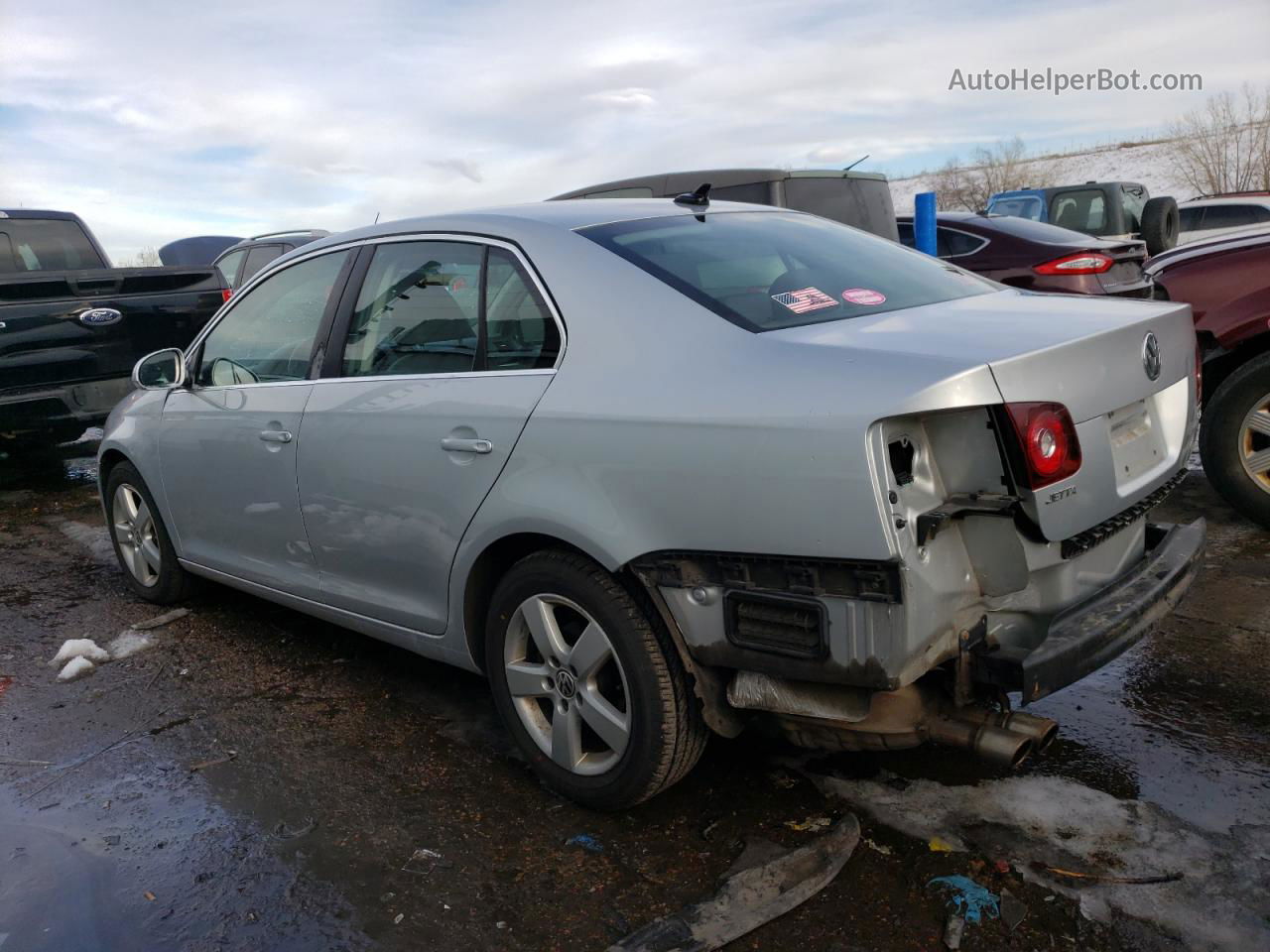 2009 Volkswagen Jetta Se Silver vin: 3VWRZ71K59M099735