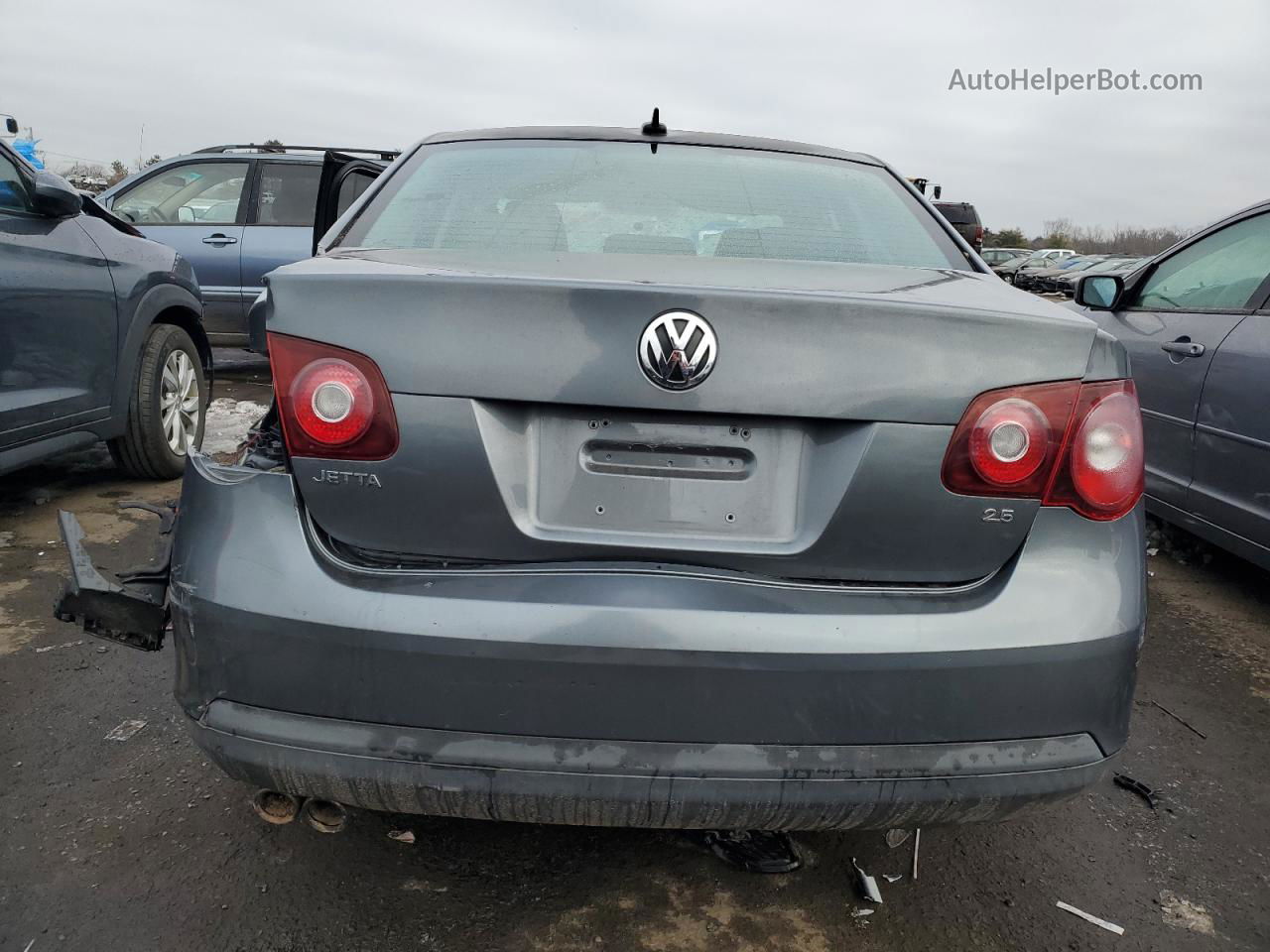 2009 Volkswagen Jetta Se Серый vin: 3VWRZ71K69M023487