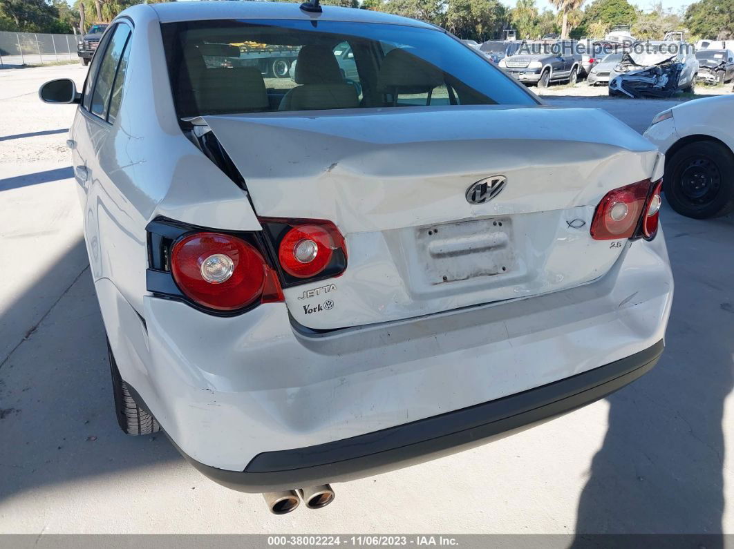 2009 Volkswagen Jetta Sedan Se/sel White vin: 3VWRZ71K69M050852