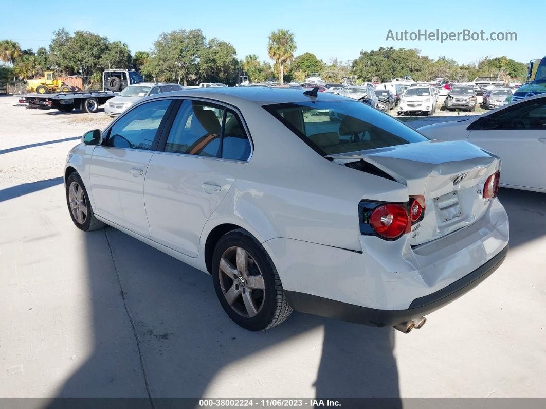 2009 Volkswagen Jetta Sedan Se/sel White vin: 3VWRZ71K69M050852