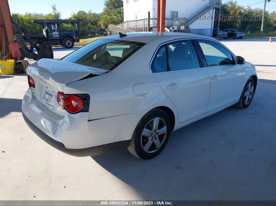 2009 Volkswagen Jetta Sedan Se/sel White vin: 3VWRZ71K69M050852