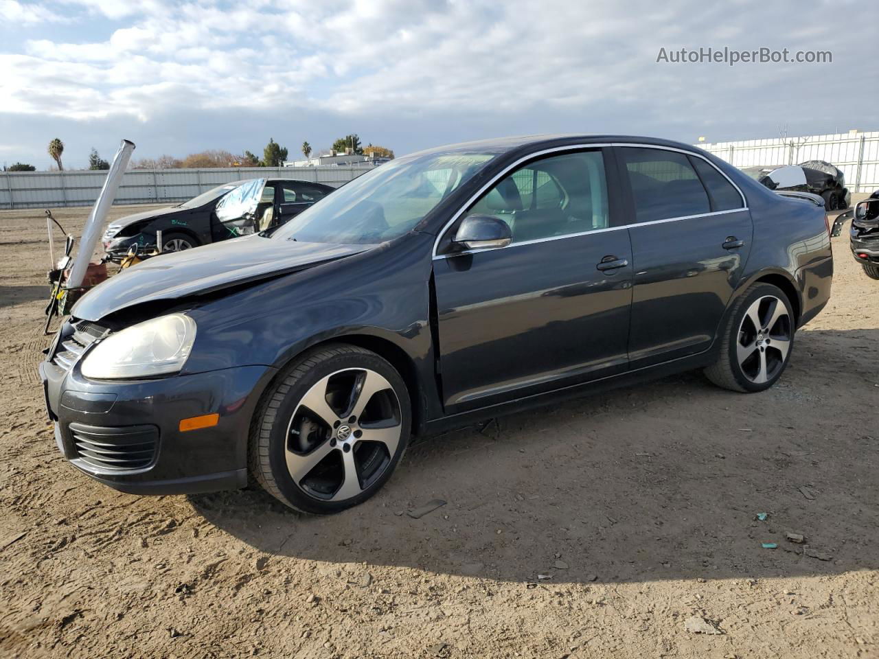 2009 Volkswagen Jetta Se Blue vin: 3VWRZ71K79M137854