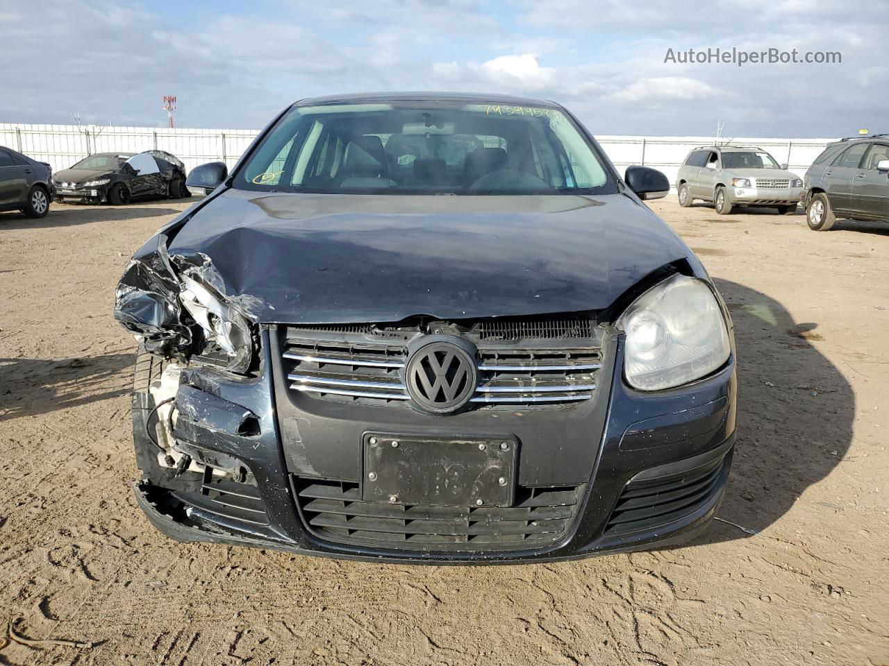 2009 Volkswagen Jetta Se Blue vin: 3VWRZ71K79M137854