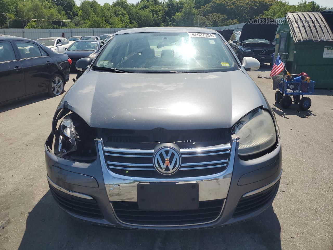 2009 Volkswagen Jetta Se Gray vin: 3VWRZ71K79M152841