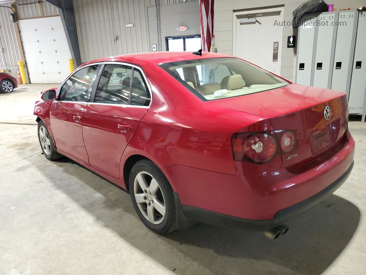 2009 Volkswagen Jetta Se Red vin: 3VWRZ71K89M128063