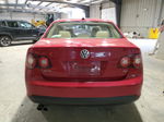 2009 Volkswagen Jetta Se Red vin: 3VWRZ71K89M128063