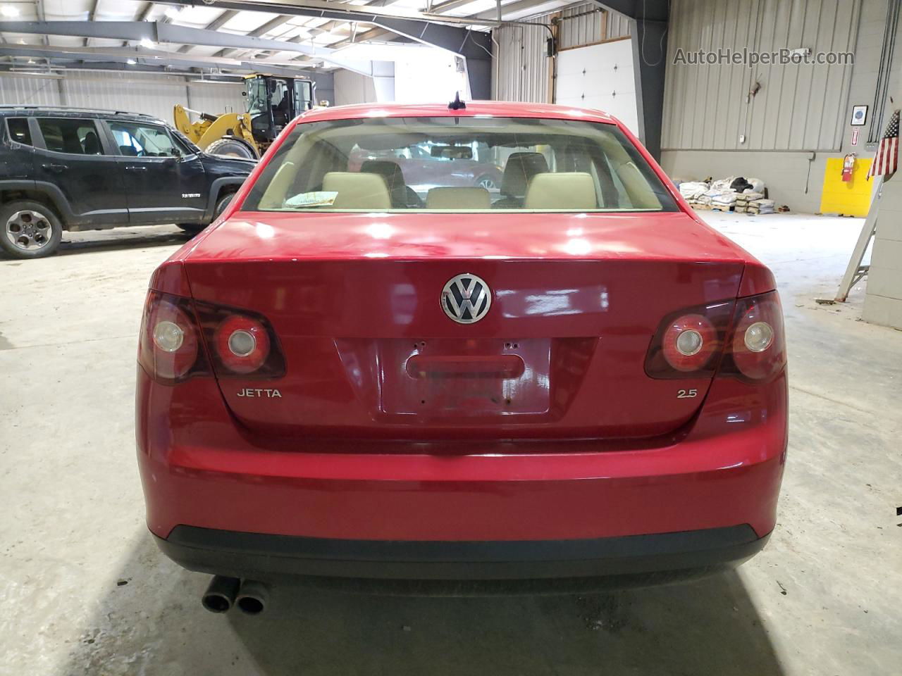 2009 Volkswagen Jetta Se Red vin: 3VWRZ71K89M128063