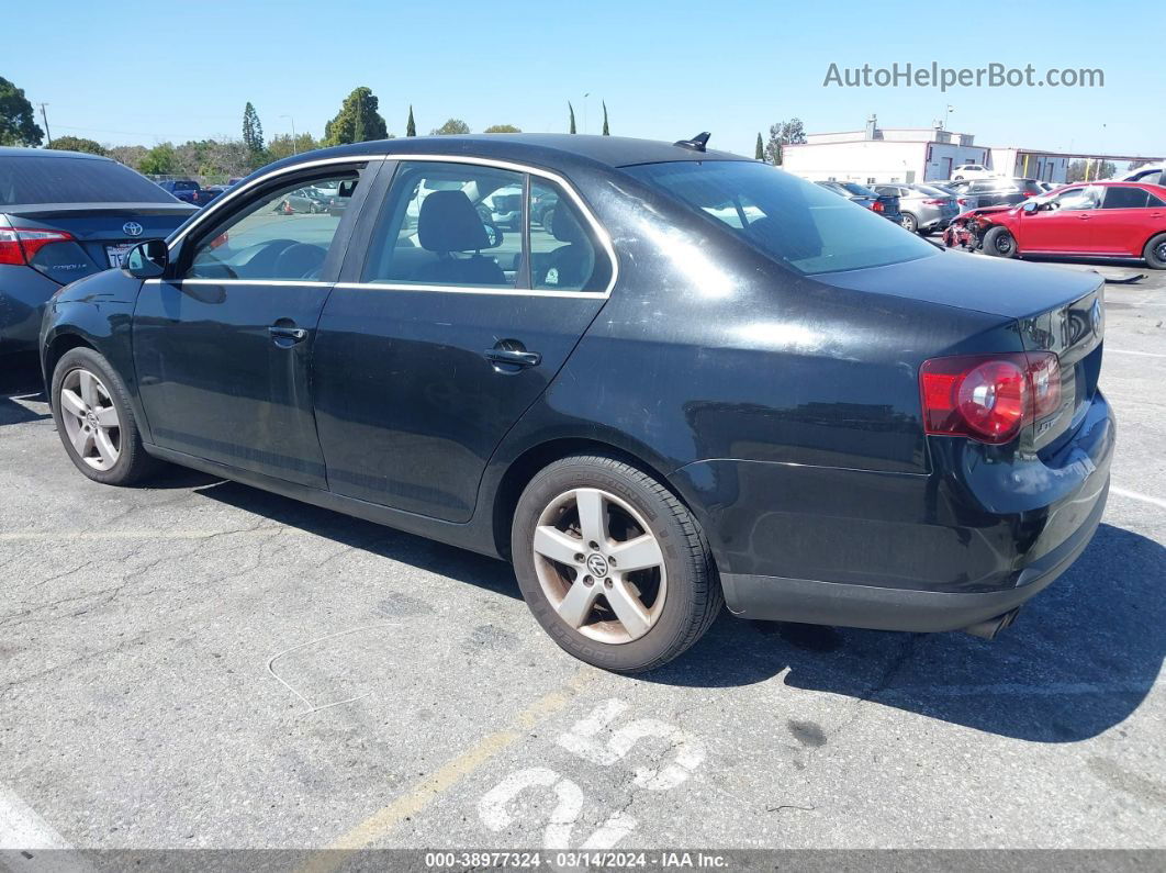 2009 Volkswagen Jetta Se Black vin: 3VWRZ71K89M132713