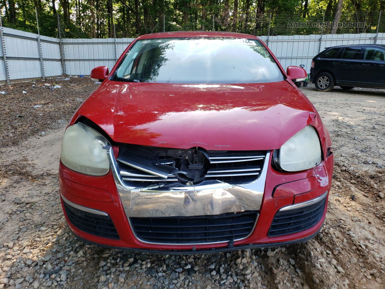 2009 Volkswagen Jetta Se Red vin: 3VWRZ71KX9M162411