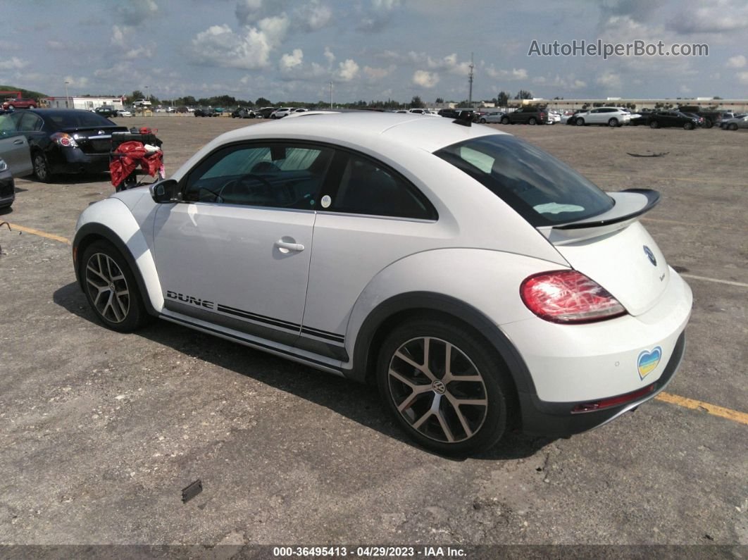 2016 Volkswagen Beetle Coupe 1.8t Dune Белый vin: 3VWS07AT2GM622954