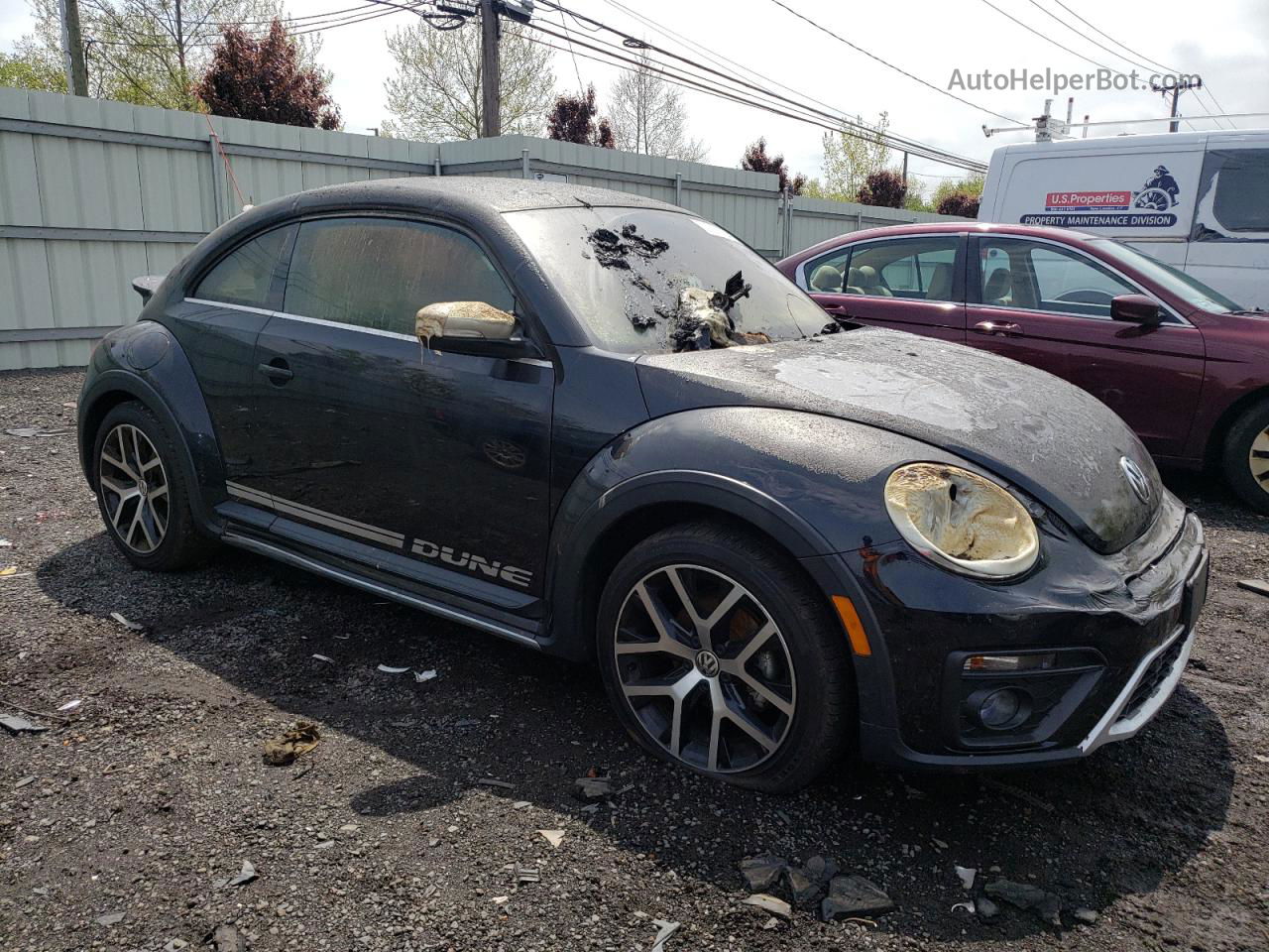 2016 Volkswagen Beetle Dune Black vin: 3VWS17AT2GM629965