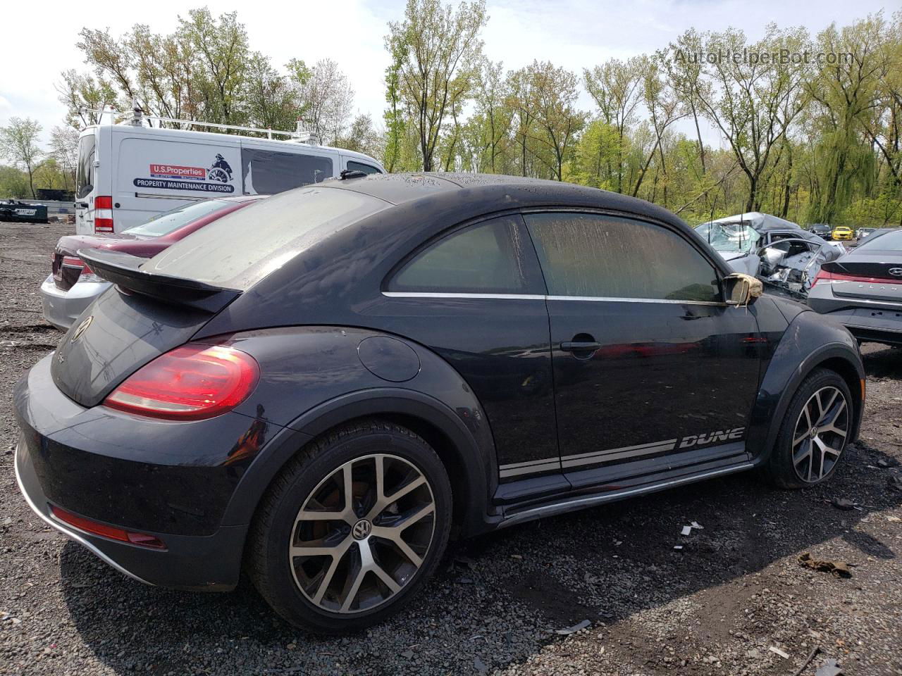 2016 Volkswagen Beetle Dune Black vin: 3VWS17AT2GM629965