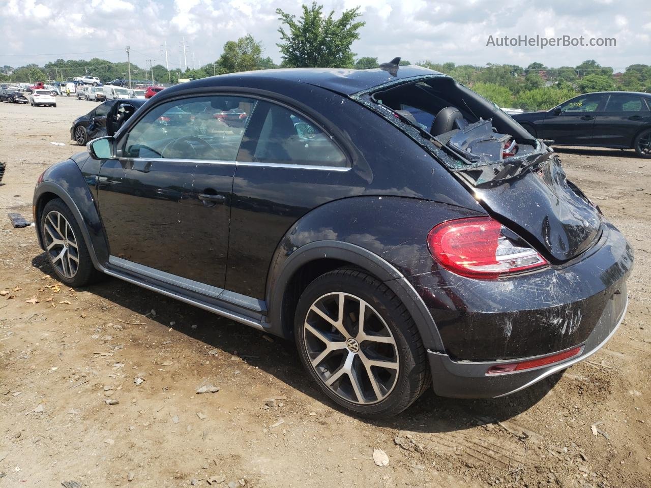 2016 Volkswagen Beetle Dune Черный vin: 3VWS17AT2GM631800