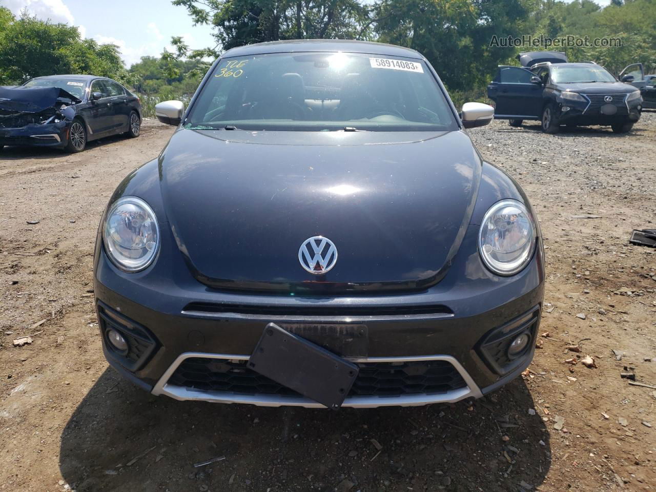 2016 Volkswagen Beetle Dune Черный vin: 3VWS17AT2GM631800