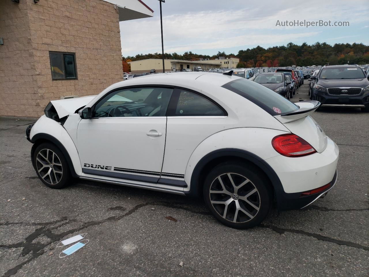 2016 Volkswagen Beetle Dune Белый vin: 3VWS17AT4GM631667