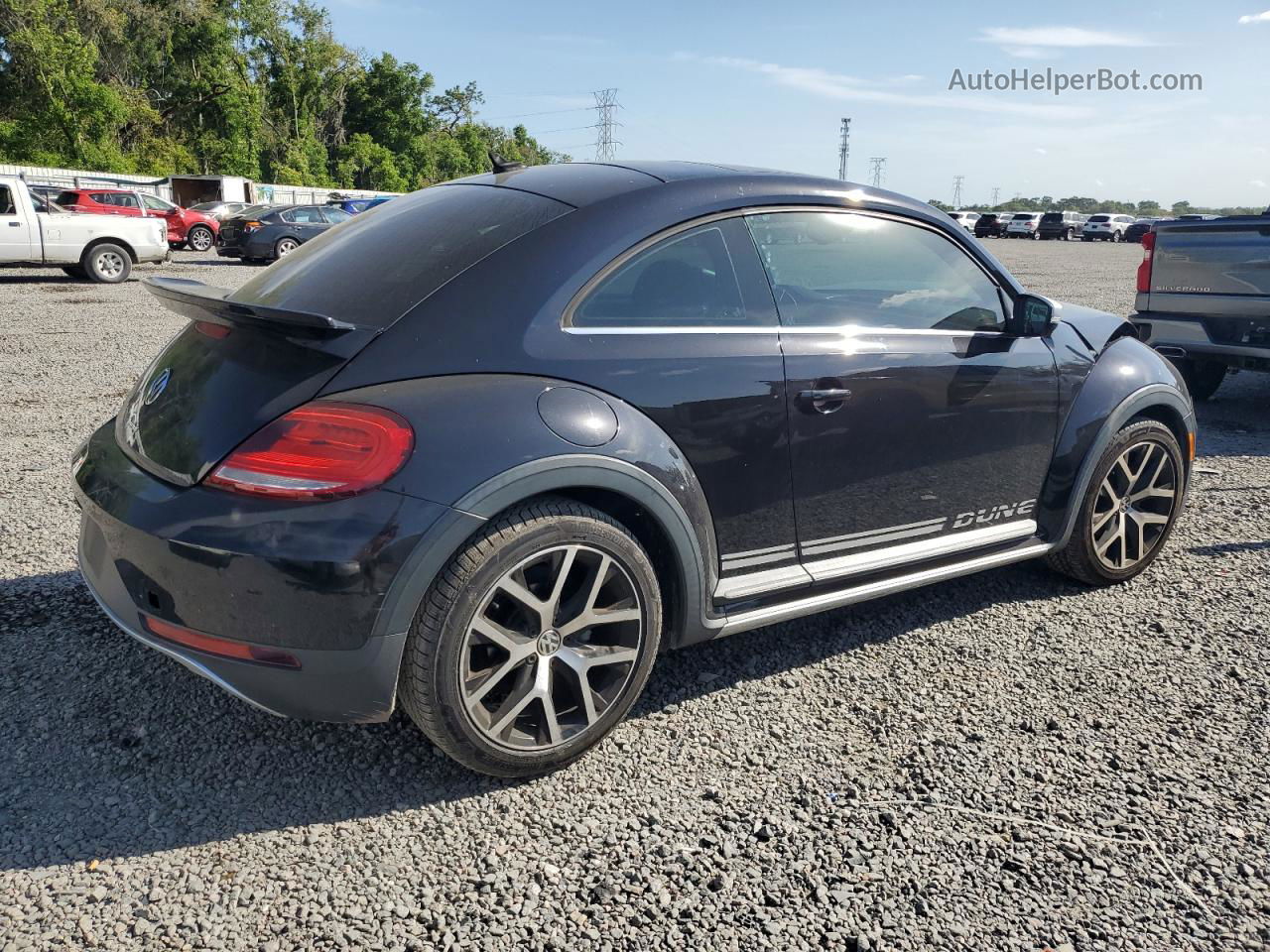 2016 Volkswagen Beetle Dune Black vin: 3VWS17ATXGM633150