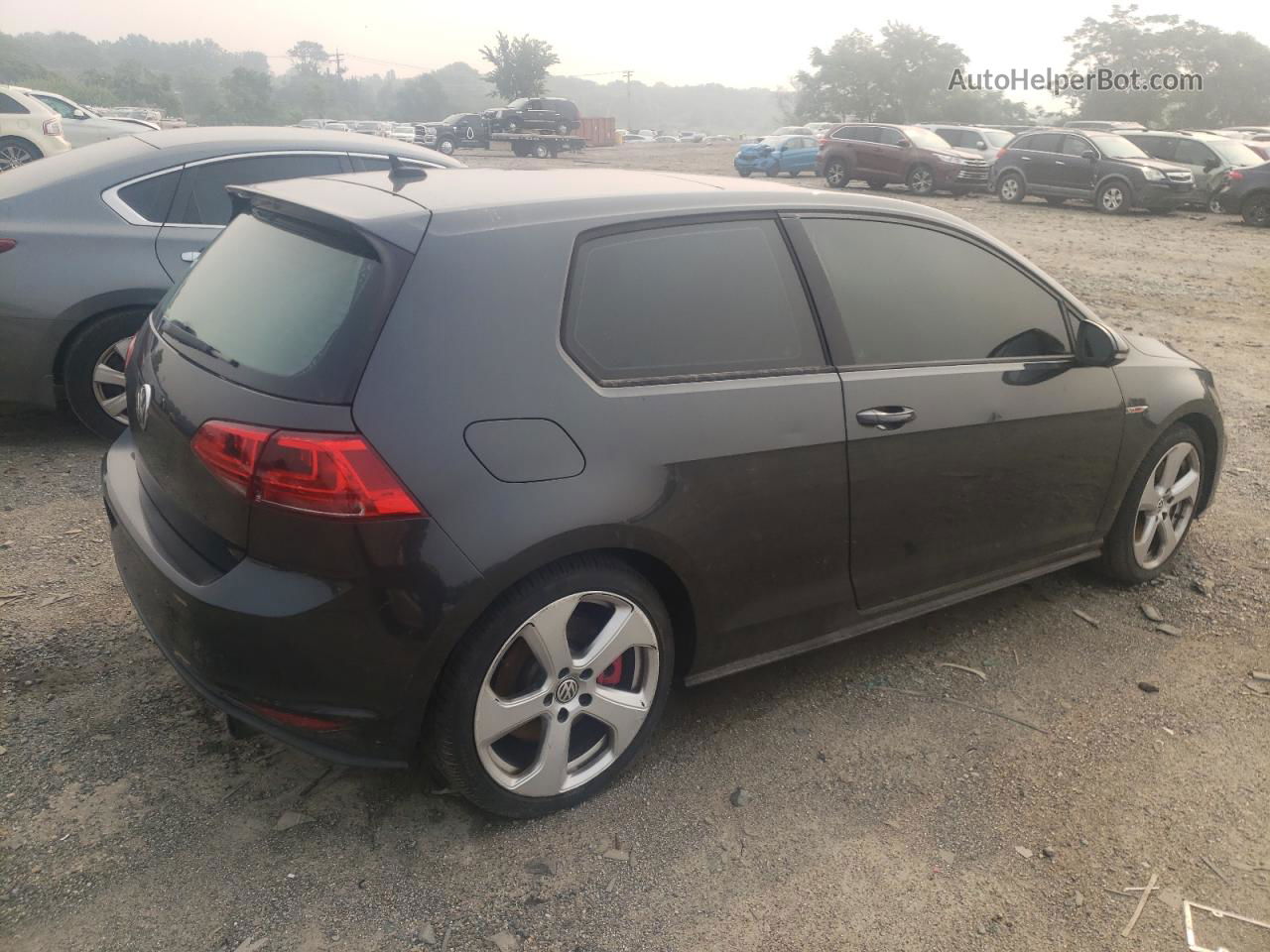 2015 Volkswagen Gti  Серый vin: 3VWT47AU2FM103421