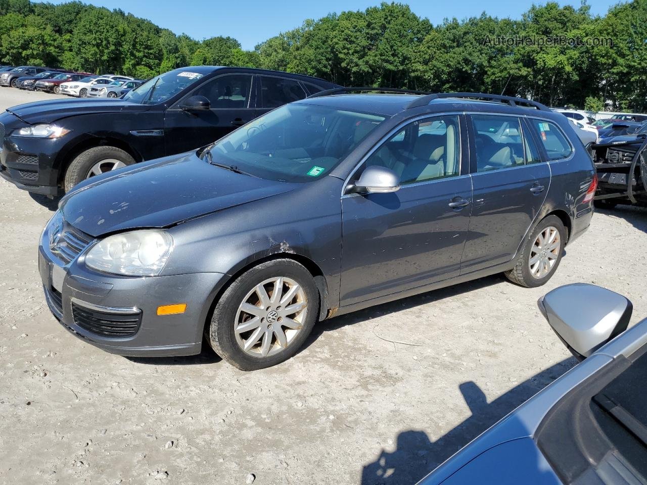 2009 Volkswagen Jetta Tdi Gray vin: 3VWTL81K29M317627