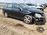 2009 Volkswagen Jetta Se Черный vin: 3VWTM71K39M269465