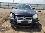 2009 Volkswagen Jetta Se Black vin: 3VWTM71K39M269465