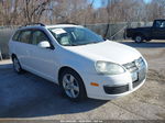 2009 Volkswagen Jetta 2.5l Se White vin: 3VWTM71K99M270278