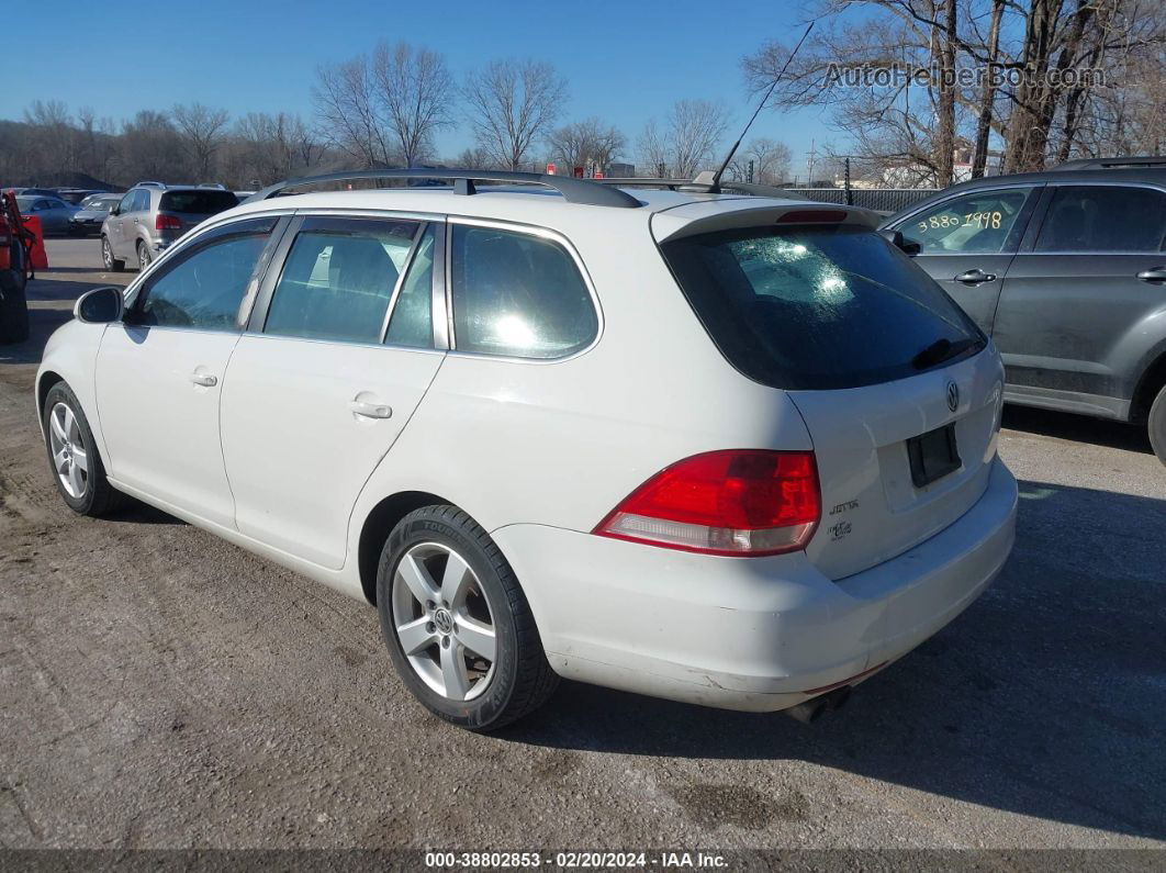 2009 Volkswagen Jetta 2.5l Se White vin: 3VWTM71K99M270278