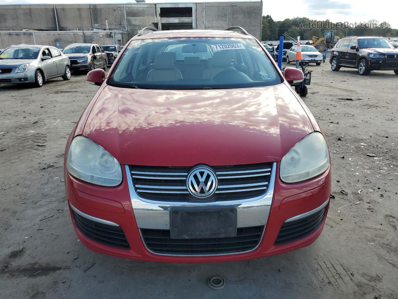 2009 Volkswagen Jetta Se Red vin: 3VWTM71KX9M251951