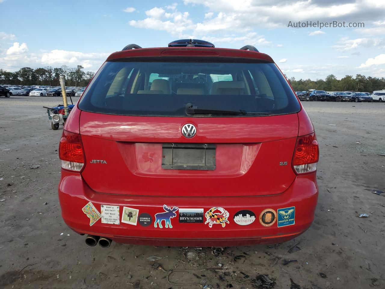 2009 Volkswagen Jetta Se Red vin: 3VWTM71KX9M251951