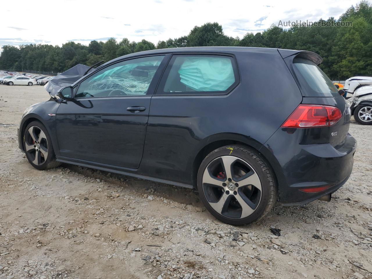 2015 Volkswagen Gti  Черный vin: 3VWTT7AU0FM036109