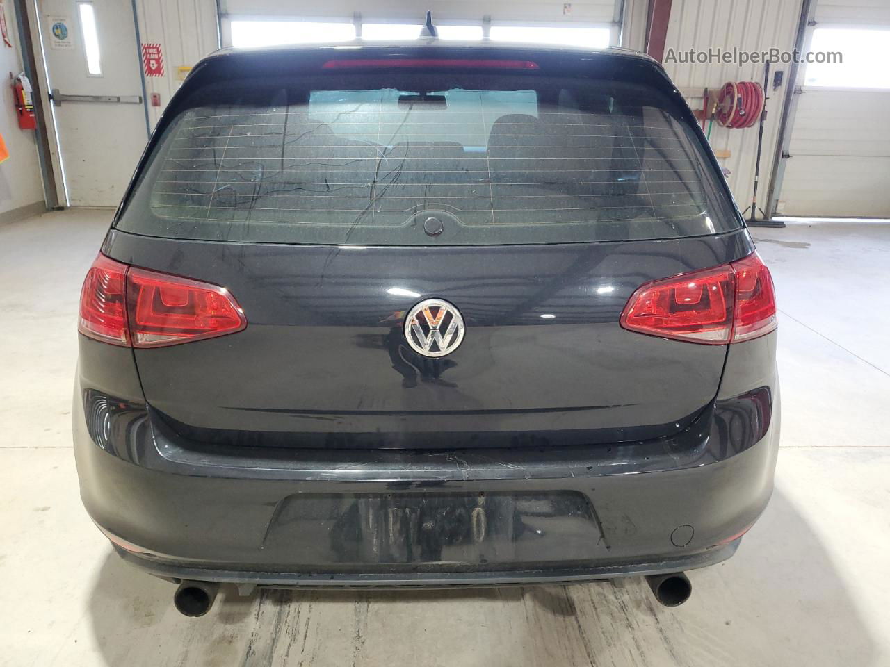 2015 Volkswagen Gti  Black vin: 3VWTT7AU0FM053752