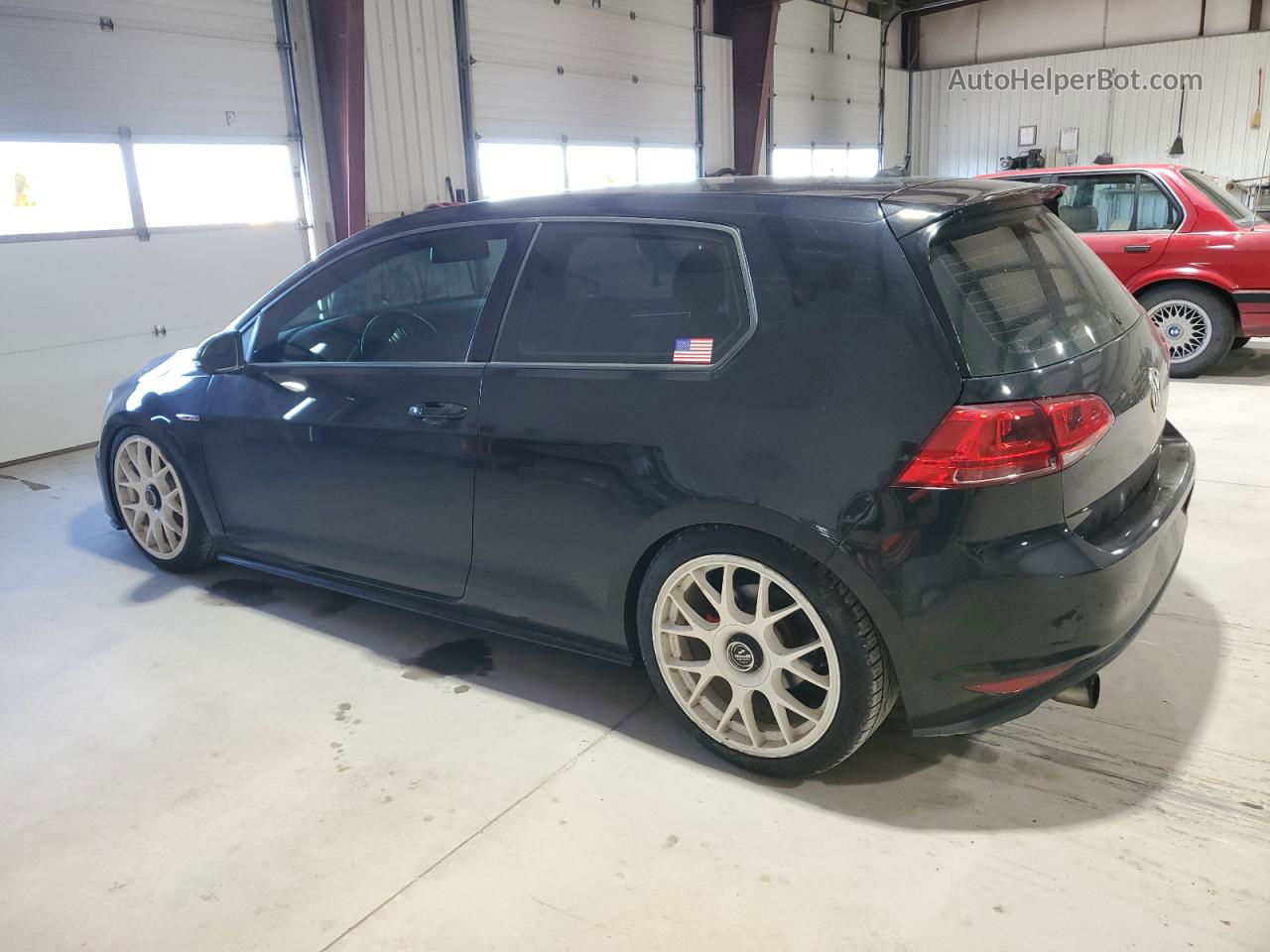 2015 Volkswagen Gti  Black vin: 3VWTT7AU0FM053752