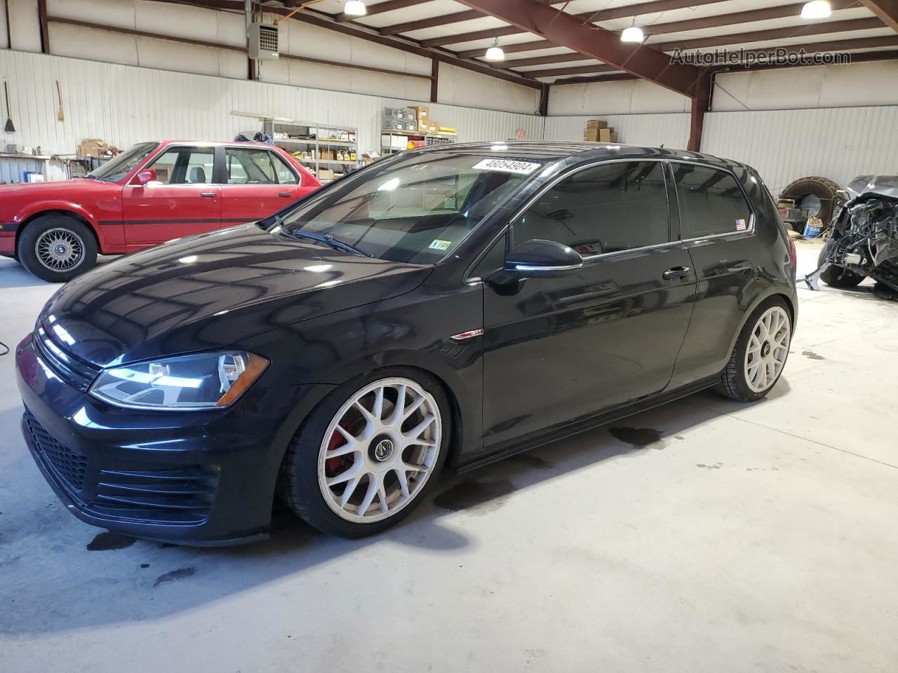 2015 Volkswagen Gti  Black vin: 3VWTT7AU0FM053752