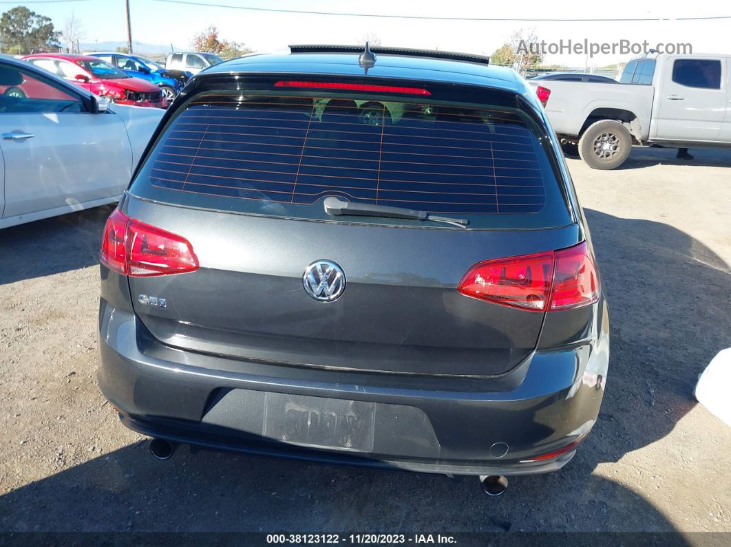 2016 Volkswagen Golf Gti Se 2-door Gray vin: 3VWTT7AU0GM011437