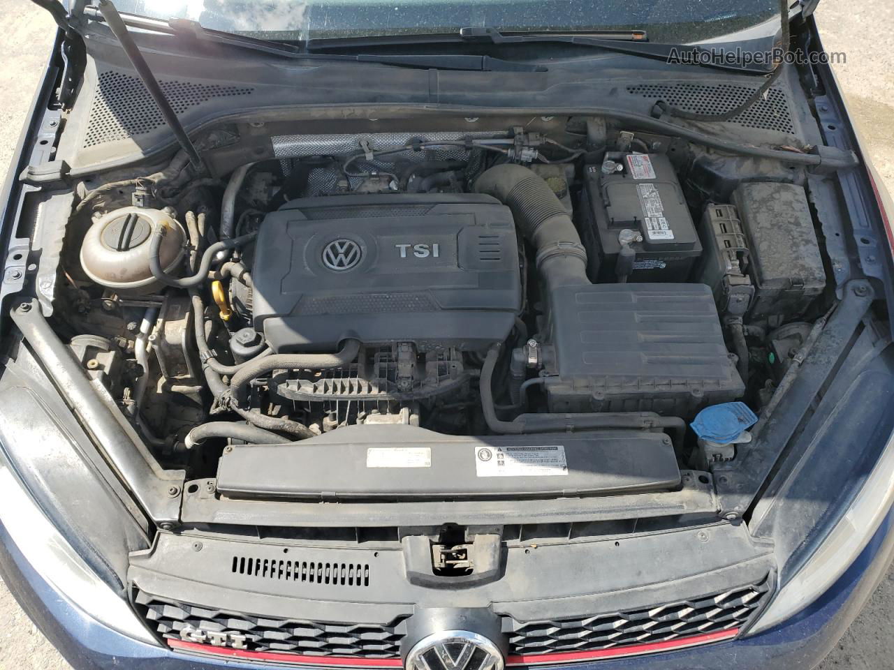 2015 Volkswagen Gti  Синий vin: 3VWTT7AU1FM038046