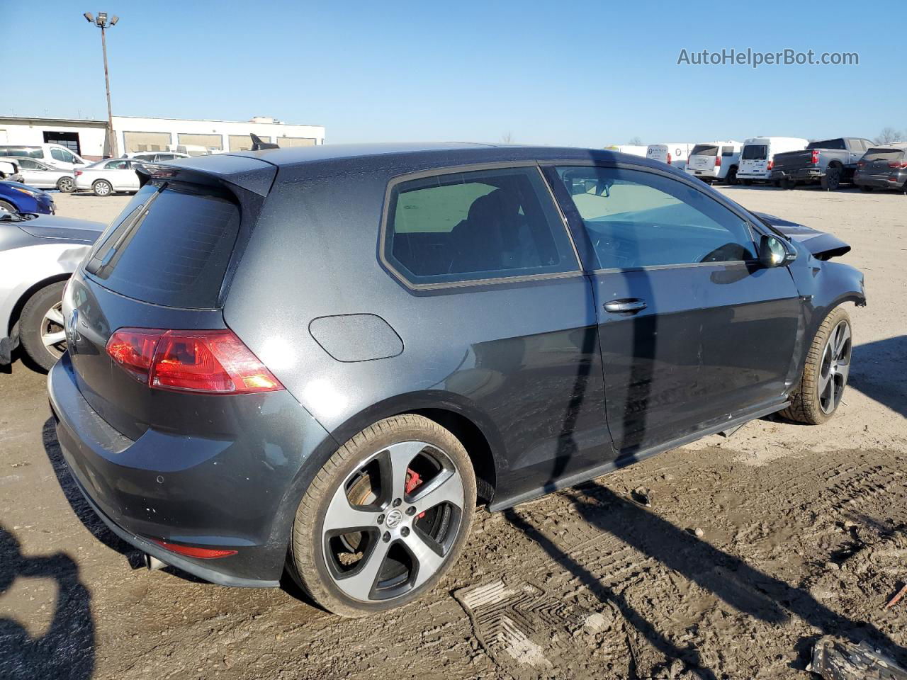 2015 Volkswagen Gti  Black vin: 3VWTT7AU2FM094920