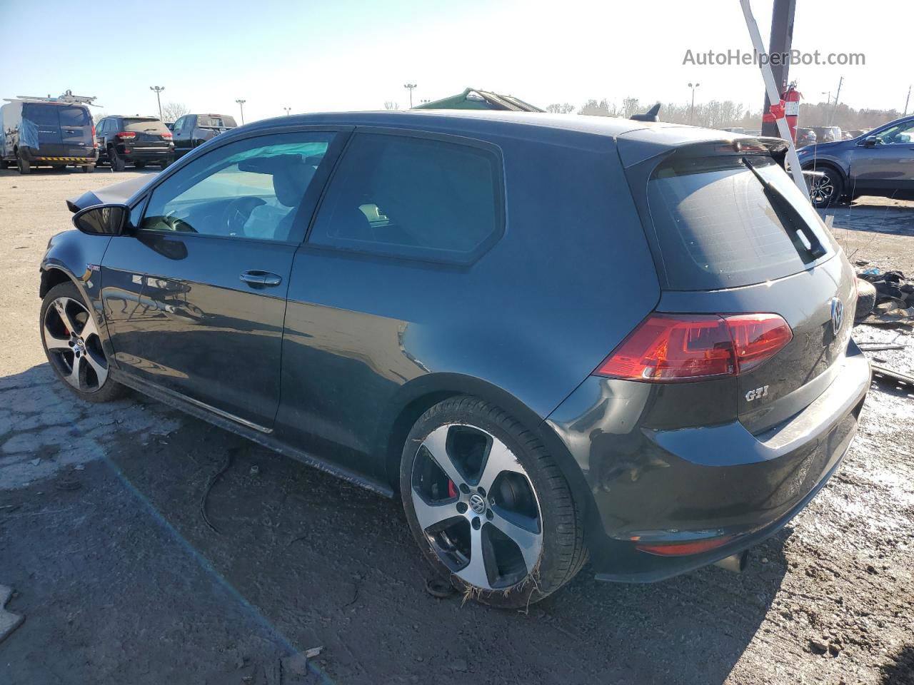 2015 Volkswagen Gti  Black vin: 3VWTT7AU2FM094920