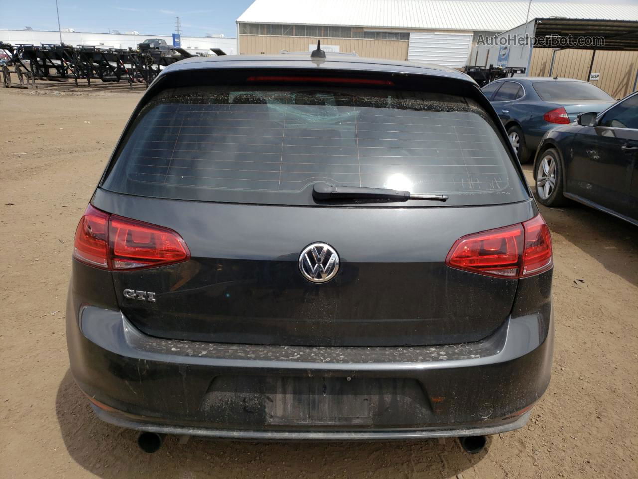 2015 Volkswagen Gti Gray vin: 3VWTT7AU3FM069136