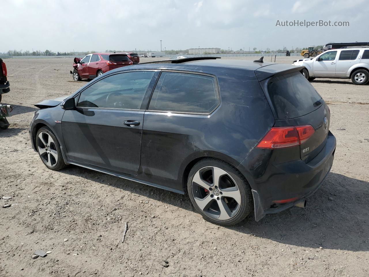 2015 Volkswagen Gti  Black vin: 3VWTT7AU4FM074281