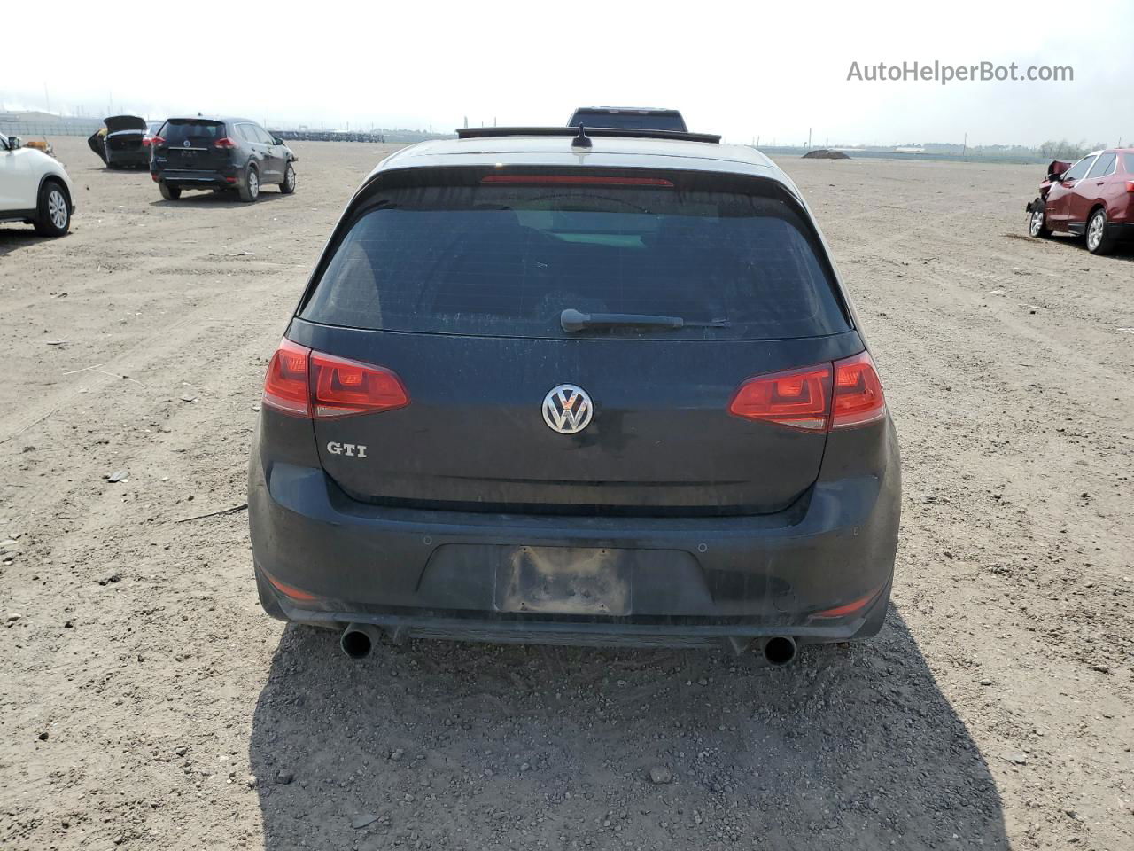 2015 Volkswagen Gti  Black vin: 3VWTT7AU4FM074281