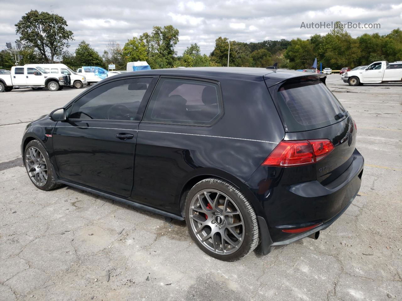 2015 Volkswagen Gti  Black vin: 3VWTT7AU6FM026829