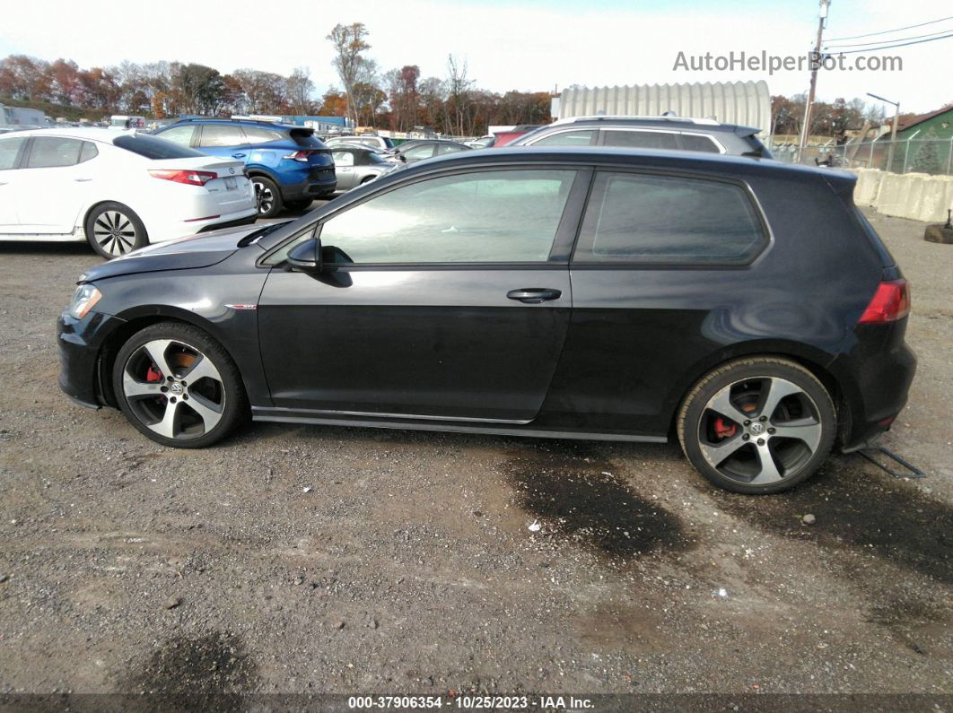 2015 Volkswagen Golf Gti S Черный vin: 3VWTT7AU6FM085055