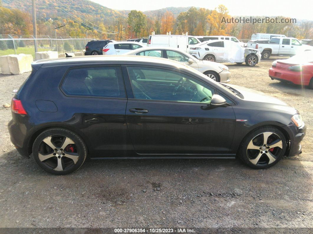 2015 Volkswagen Golf Gti S Black vin: 3VWTT7AU6FM085055